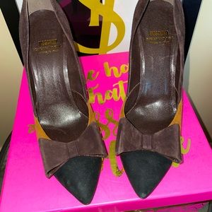 Authentic Moschino Suede Pumps